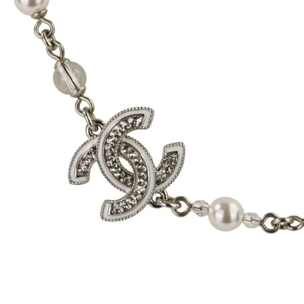 Chanel Coco Mark Pearl Necklace